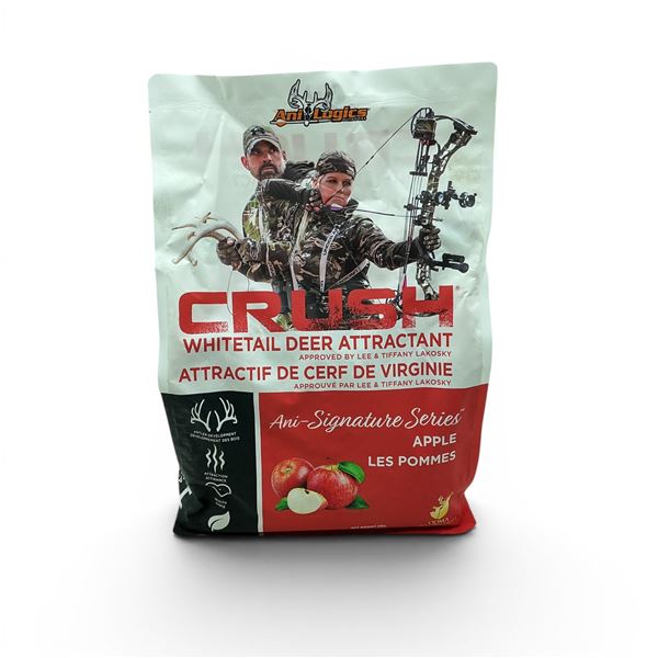 Ani Logics Signature Series 'Crush' Whitetail Deer Attractant, Apple, 5 Lb Bag