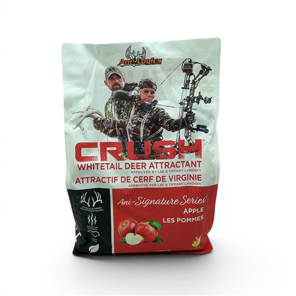 Ani Logics Signature Series 'Crush' Whitetail Deer Attractant, Apple, 5 Lb Bag