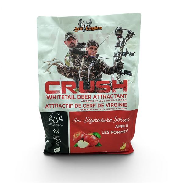 Ani Logics Signature Series 'Crush' Whitetail Deer Attractant, Apple, 5 Lb Bag