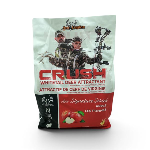 Ani Logics Signature Series 'Crush' Whitetail Deer Attractant, Apple, 5 Lb Bag