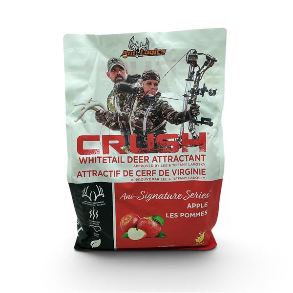 Ani Logics Signature Series 'Crush' Whitetail Deer Attractant, Apple, 5 Lb Bag