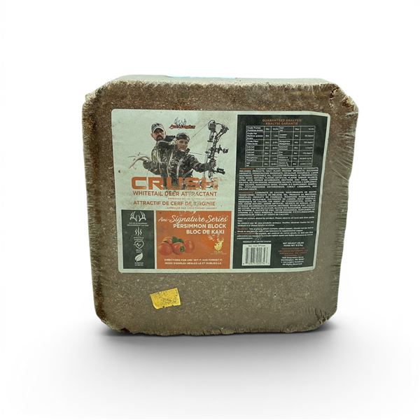 Ani Logics Signature Series 'Crush' Whitetail Deer Attractant in Persimmon Approx 20 lb Block X 2