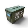 Image 1 : Metal Ammo Can, ODG 11" X 7" X 6"