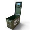 Image 2 : Metal Ammo Can, ODG 11" X 7" X 6"