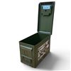 Image 2 : Metal Ammo Can, ODG 11" X 7" X 6"