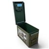 Image 2 : Metal Ammo Can, ODG 11" X 7" X 6"