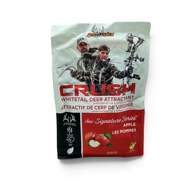 Ani Logics Signature Series 'Crush' Whitetail Deer Attractant in Apple, 5 lb Bag
