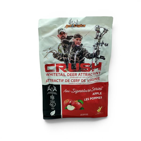 Ani Logics Signature Series 'Crush' Whitetail Deer Attractant in Apple, 5 lb Bag