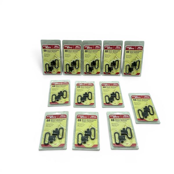 Uncle Mike's Quick Detachable Super Swivels Pair for 1-1/4" Slings X 12 Qty