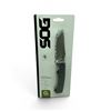Image 1 : SOG Fixed Blade 4.1" Field Knife with Hard Molded Nylon Belt Clip Sheath, New