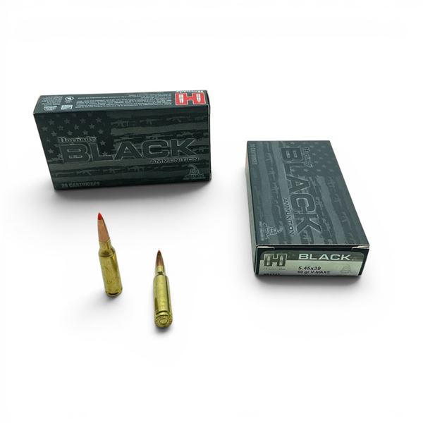 Hornady Black 5.45 X 39mm 60 Grain V-Max Ammunition, 40 Rounds