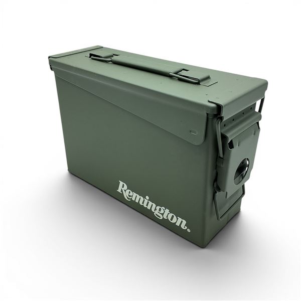 Remington Military Style Metal 30 Cal Ammo Storage Can, ODG