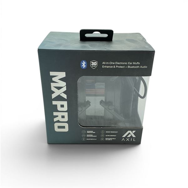 Axil MX Pro All-In-One Electronic 23 dB NRR Ear Muffs