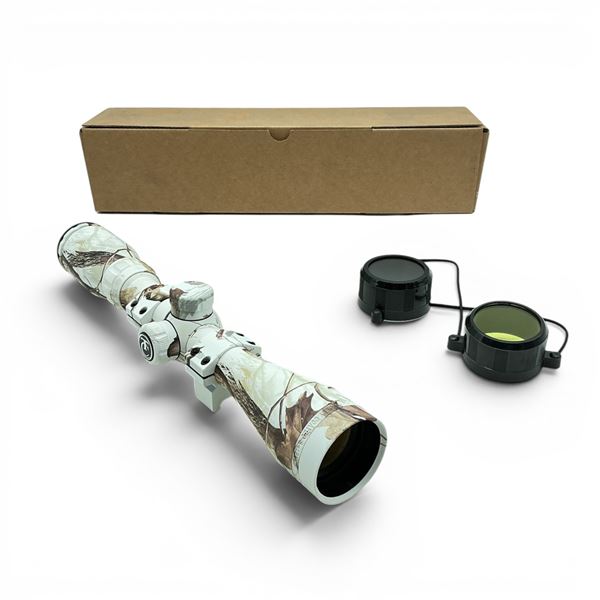 Thompson Center 3 - 12 X 40 mm Rifle Scope with Multi-X Reticle in Camo with Rings