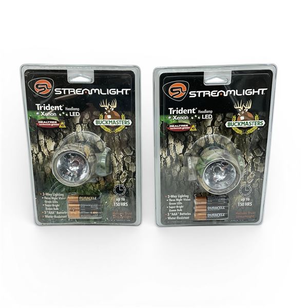Streamlight BuckMasters Trident Xenon/ LED Head Lamp in Camo X 2