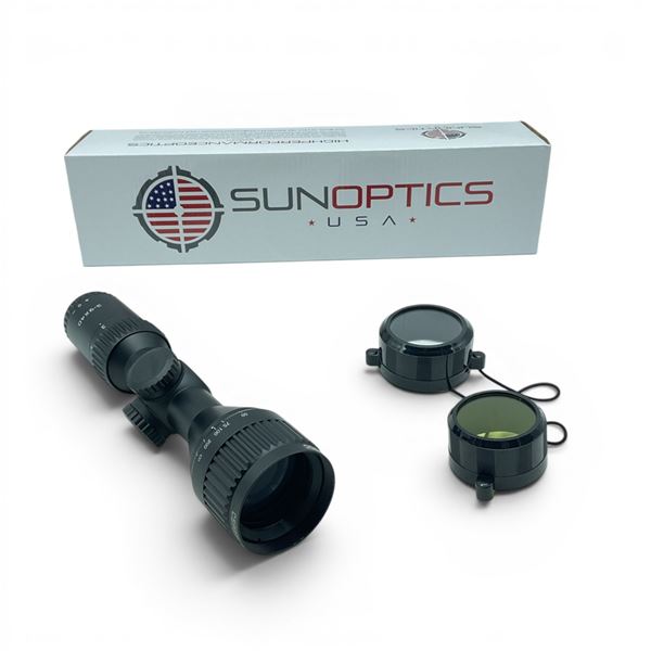 SunOptics Shorty Forty 3 - 9X 40 mm Compact Rifle Scope with BDC Reticle
