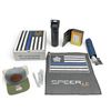 Image 1 : Federal/ Other Promotional Box Including Tumbler, Umbrella, Hat, Towel, Charging Device