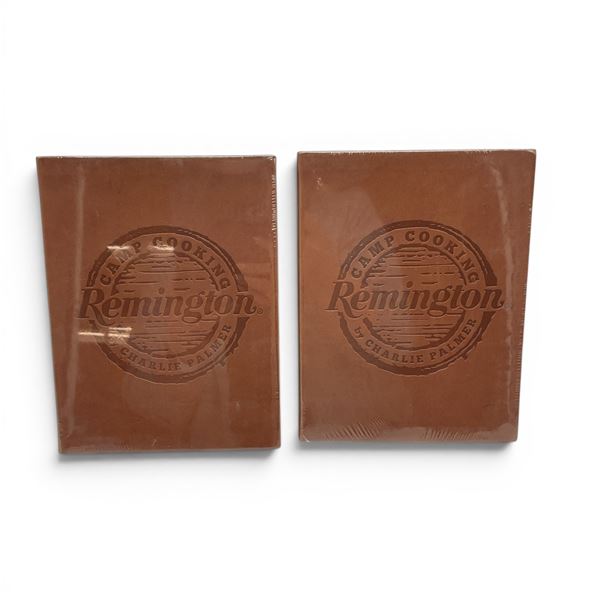 'Remington Camp Cooking' by Charlie Palmer, 270 Pages with Leather Cover X 2