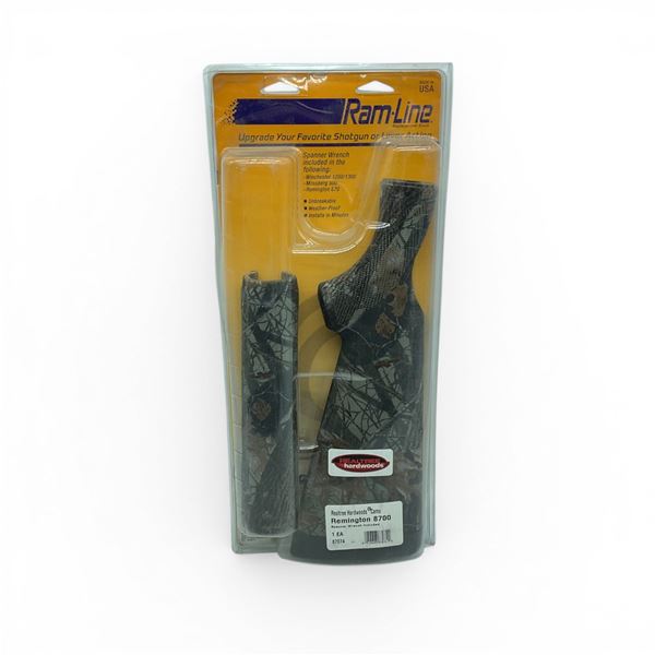 RamLine Replacement Synthetic Shotgun Stock for 12 Ga Rem 870 in Realtree Hardwoods Camo