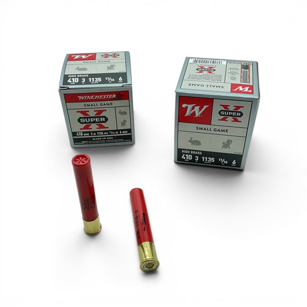Winchester Super X 410 Gauge 3" #6 Ammunition, 50 Rounds