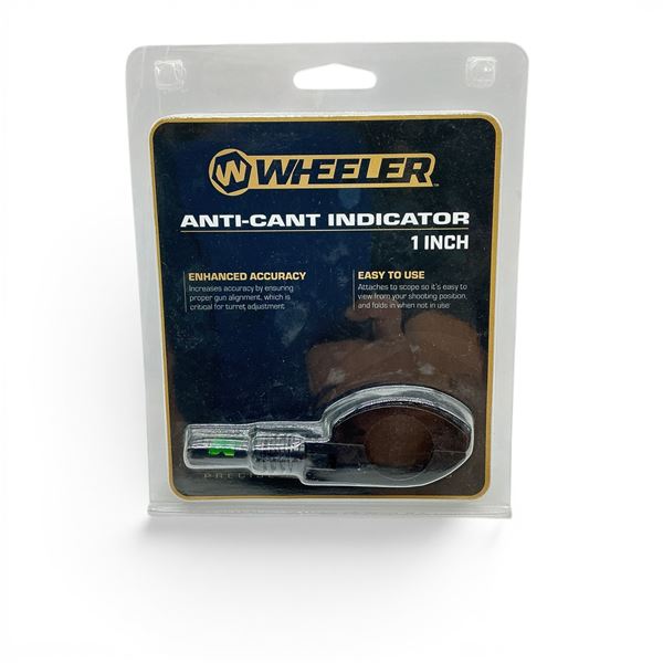 Wheeler Anti-Cant 1 inch Indicator, New
