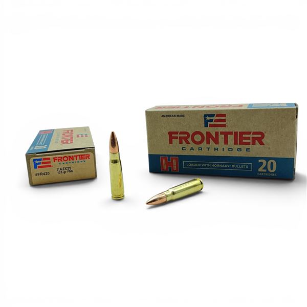 Frontier 7.62 X 39mm 123 Grain FMJ Ammunition, 40 Rounds