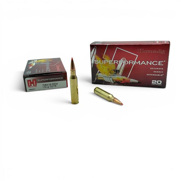 Hornady Superformance 7mm-08 Rem 139 Grain SST Ammunition, 40 Rounds