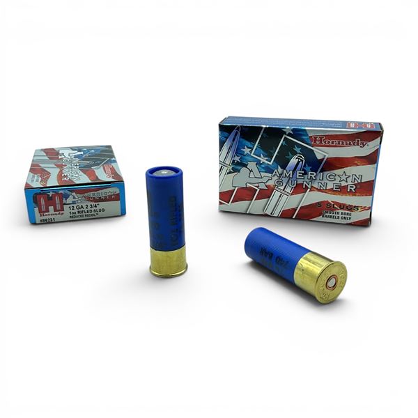Hornady American Gunner 12 Gauge 2 3/4" Rifle Slug Ammunition, 10 Rounds