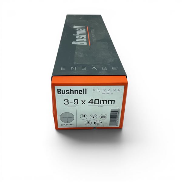 Bushnell Engage 3 - 9X 40mm Rifle Scope With Deploy MOA Reticle