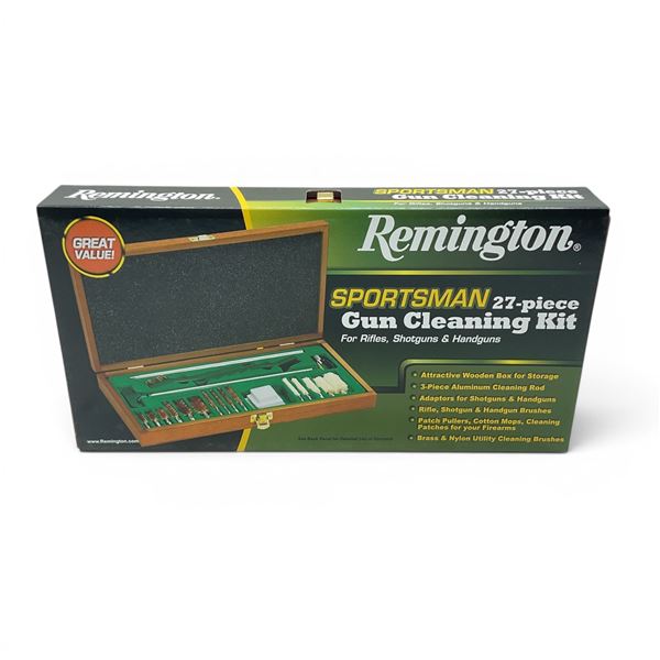 Remington Sportman Universal Gun Cleaning Kit, 27 Piece