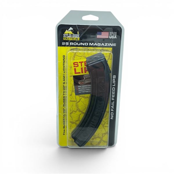 Butler Creek Tactical 22 LR Ruger 77/22 and A Lighting Magazine, Pinned To 10 Rounds