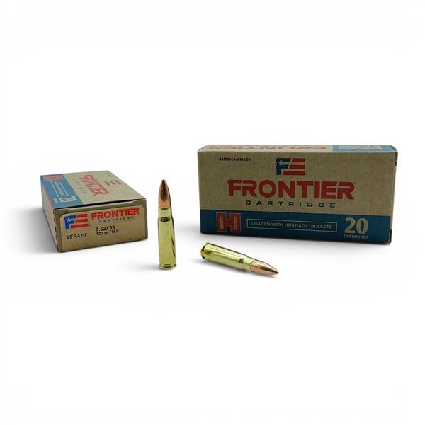 Frontier 7.62 X 39mm 123 Grain FMJ Ammunition, 40 Rounds