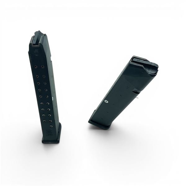 Glock Polymer 40 STW Pinned To 10 Round Extended pistol Magazine X2