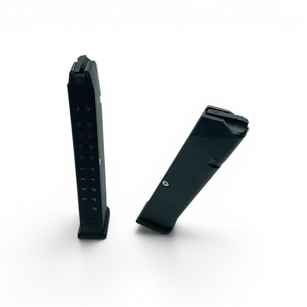 Glock Polymer 40 STW Pinned To 10 Round Extended pistol Magazine X2