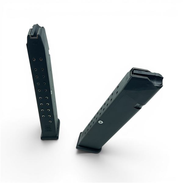 Glock Polymer 40 STW Pinned To 10 Round Extended pistol Magazine X2