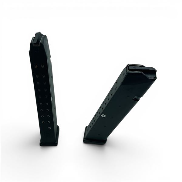 Glock Polymer 40 STW Pinned To 10 Round Extended pistol Magazine X2