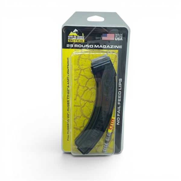 Butler Creek Tactical 22 LR Ruger 10/22 Ruger 77/22 and AMT Lighting Pinned To 10 Round Magazine
