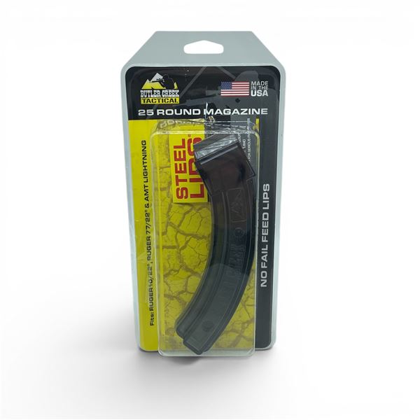 Butler Creek Tactical 22 LR Ruger 10/22 Ruger 77/22 and AMT Lighting Pinned To 10 Round Magazine