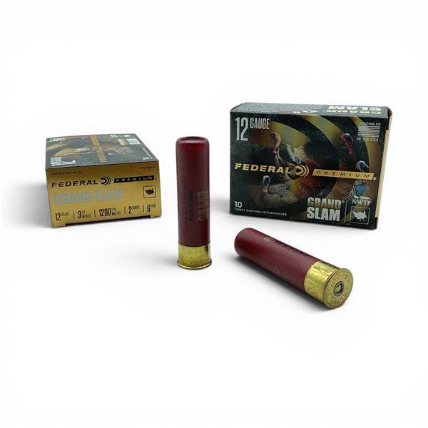 Federal Premium Grand Slam 12 Gauge 3 1/2" #6 Shot Ammunition, 20 Rounds
