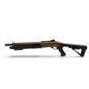 Image 2 : Canuck Commander 12Ga Pump Action Shotgun 3" Chamber 14" Barrel Burnt Bronze, New