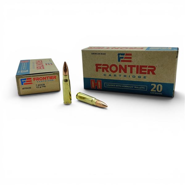 Frontier 7.62 X 39mm 123 Grain FMJ Ammunition, 40 Rounds