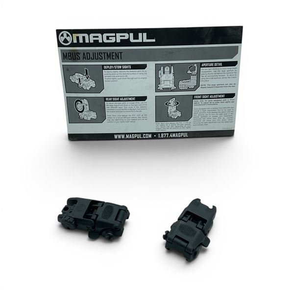 Magpul MBUS Front And Rear Sight Set