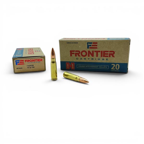 Frontier 7.62 X 39mm 123 Grain FMJ Ammunition, 40 Rounds