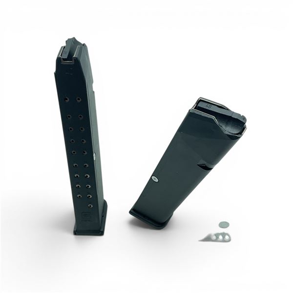 Glock Polymer 40 S&W 10 Round Pistol Magazine X2