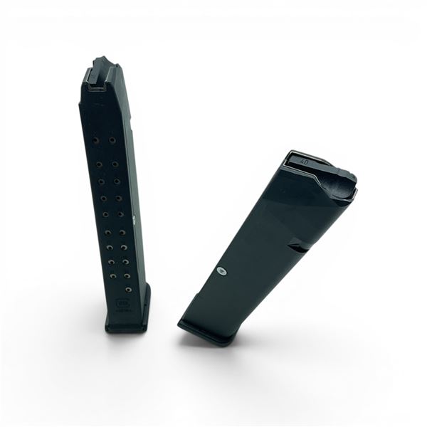 Glock Polymer 40 S&W 10 Round Pistol Magazine X2