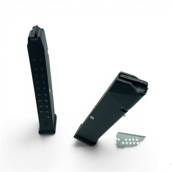 Glock Polymer 40 S&W 10 Round Pistol Magazine X2