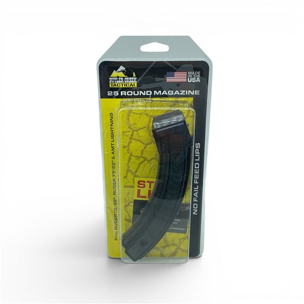 Butler Creek Tactical 22 LR 10 Round Magazine For Ruger 10/ 22, 77/ 22 And AMT Lighting