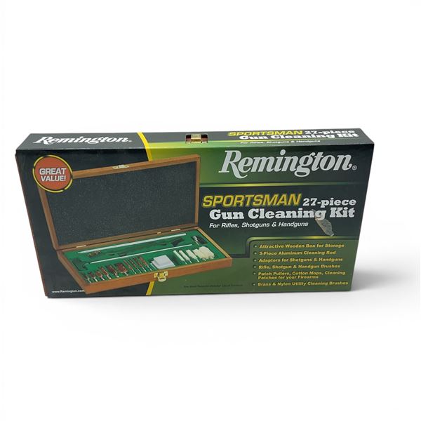 Remington Sportman Universal Gun Cleaning Kit, 27 Piece