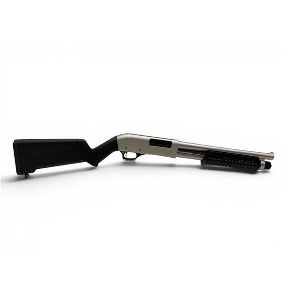 Canuck Defender Marine Pump Action Shotgun 12Ga 3" Chamber 14" Barrel Black Synthetic Stock, New