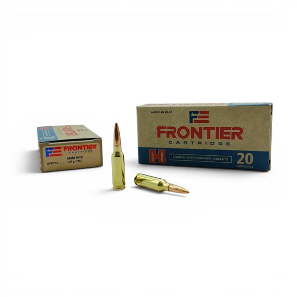 Frontier 6mm ARC 105 Grain FMJ Ammunition, 40 Rounds
